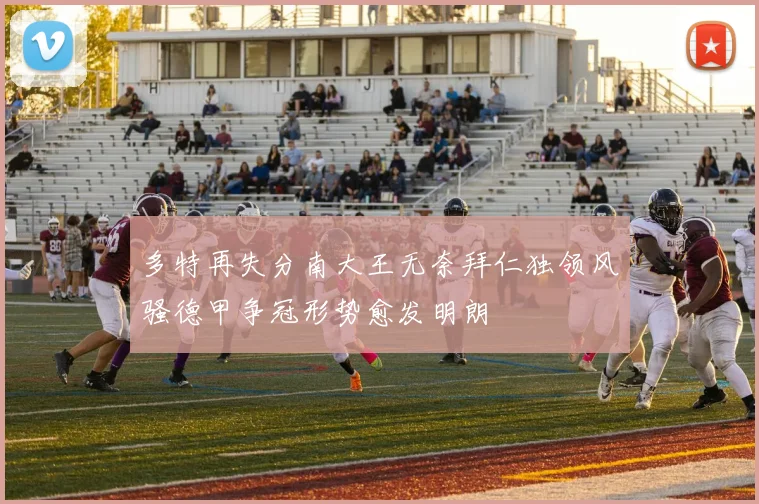 多特再失分南大王无奈拜仁独领风骚德甲争冠形势愈发明朗